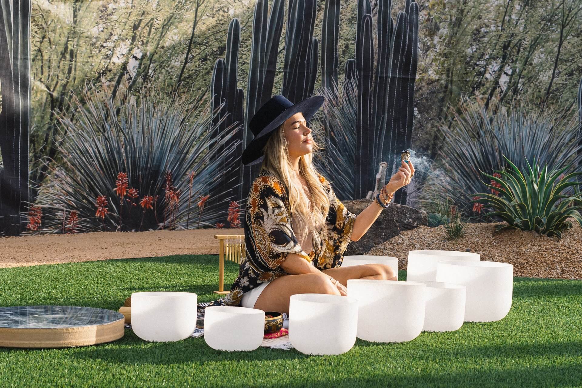 Sol Sundays and Sound Bowl Meditation | Sol Garden at Tierra Luna Spa | Wellness Activities in Phoenix