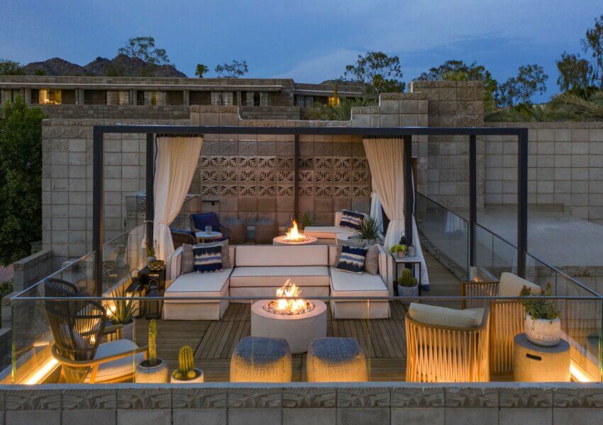 Cottage Fire Pits | Cottage Rooms & Cottage Suites at Arizona Biltmore