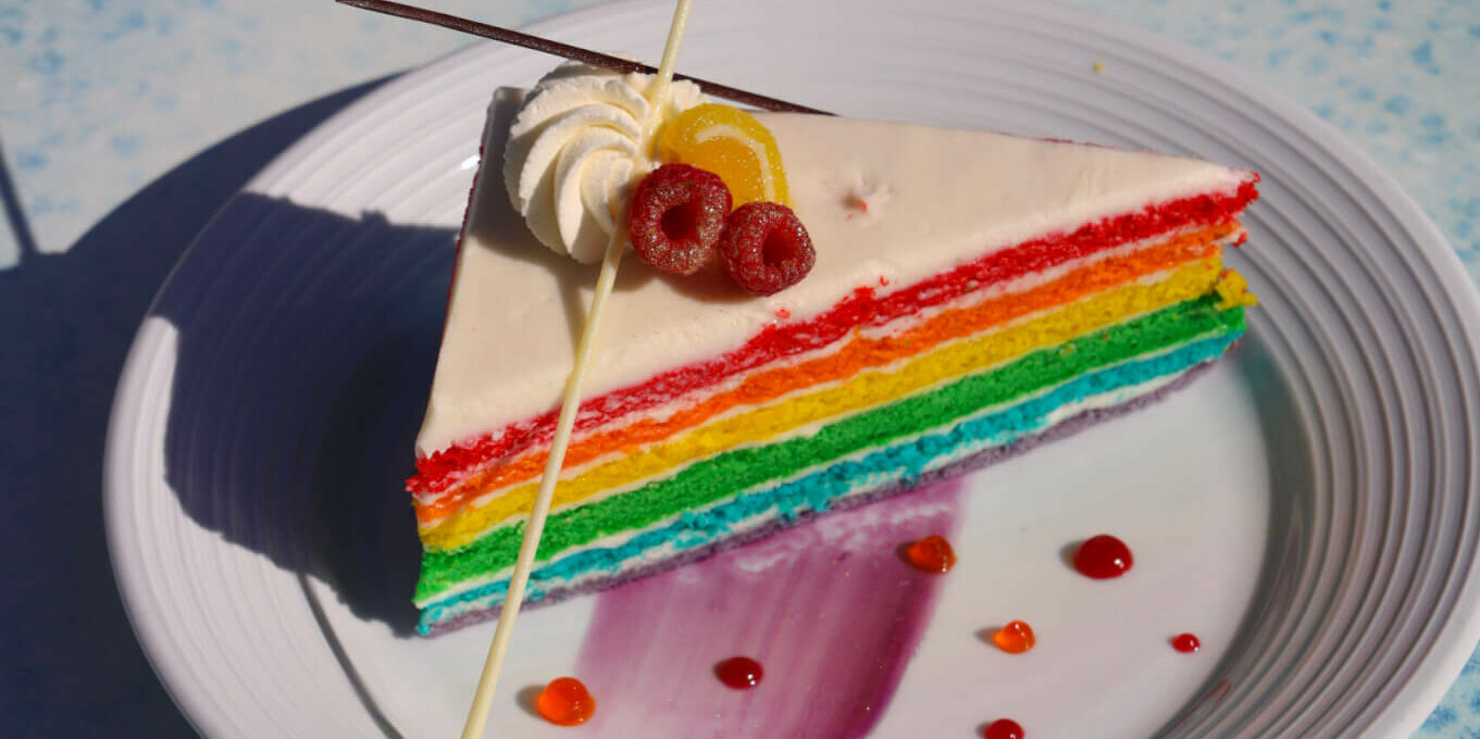 pride cake only at the Biltmore.